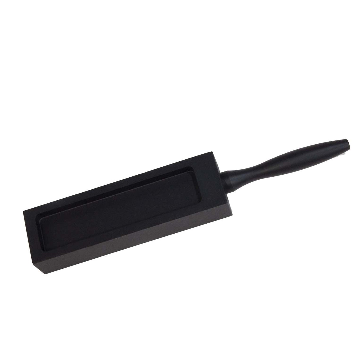 Molde para lingotes de hierro fundido de 4-7/10" con cavidad abierta, combinación de alambres y placa de barras - Doble cara