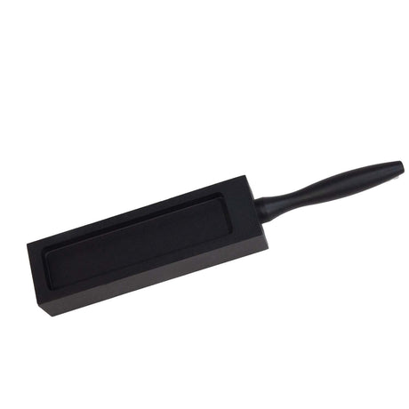 Molde para lingotes de hierro fundido de 4-7/10" con cavidad abierta, combinación de alambres y placa de barras - Doble cara