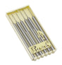 6-pack Busch twist drills 1.70 mm diameter with 3/32" shanks for precise micro-drilling in jewelry, watchmaking, and dental work