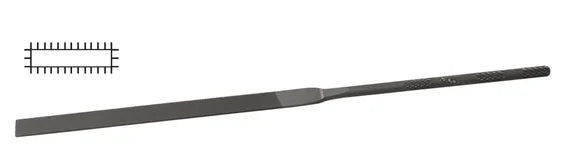 Lima de aguja Glardon Vallorbe suiza de 5-1/2" tipo pilar, corte 4 fino - LA2401