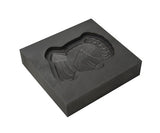 Pequeño - Molde de lingotes de grafito 3D para casco de caballero