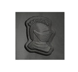 Pequeño - Molde de lingotes de grafito 3D para casco de caballero
