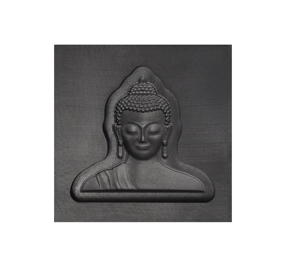 Pequeño - Molde de grafito 3D para lingotes con forma de cabeza de Buda