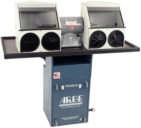 Arbe MMD-948.005 Mini Double Spindle Enclosed Polishing System with Dust Collector