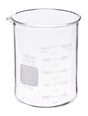 600 ml Glass Pyrex Beaker with heat resistance up to 446F for laboratory and heating tasks