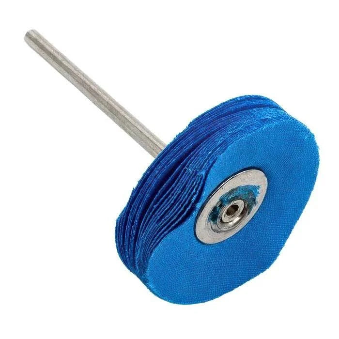MINI BUFF BLUE MOUNTED 1"x16 PLY