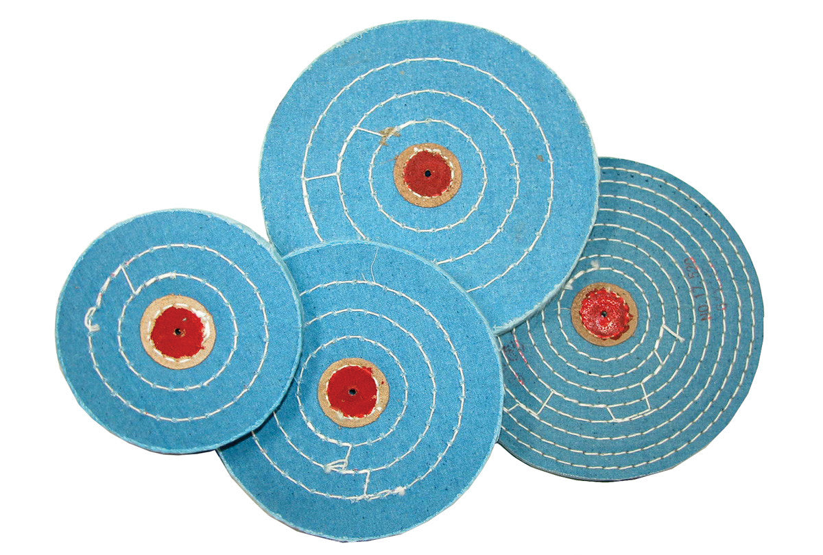 Blue Muslin Buff, 6″ x 12 Ply - Razor Edge