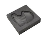 Molde de lingotes de grafito 3D para casco militar y botas - Mediano
