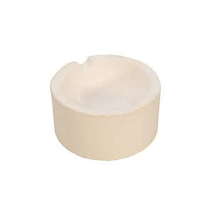 Straight-Back Melting Dish Crucible (F10) – 7.5 oz / 500g, 77mm x 40mm