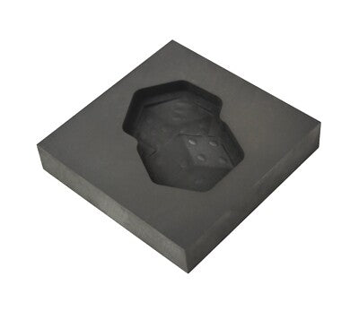 Molde de grafito mediano para lingotes de dados 3D