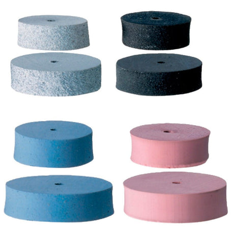 Eve Square Edge Silicon Wheels | 17 x 2.5 mm, 22 x 3 mm, 17 x 6 x 1.5 mm & 22 x 6 x 1.5 mm | Coarse, Medium, Fine & X-Fine