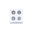 Shot Plate 4 Designs assorted shapes impression dies for jewelry making and metal clay crafts