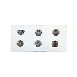 Deep Shot Plate Assorted Designs 6 Impression Dies