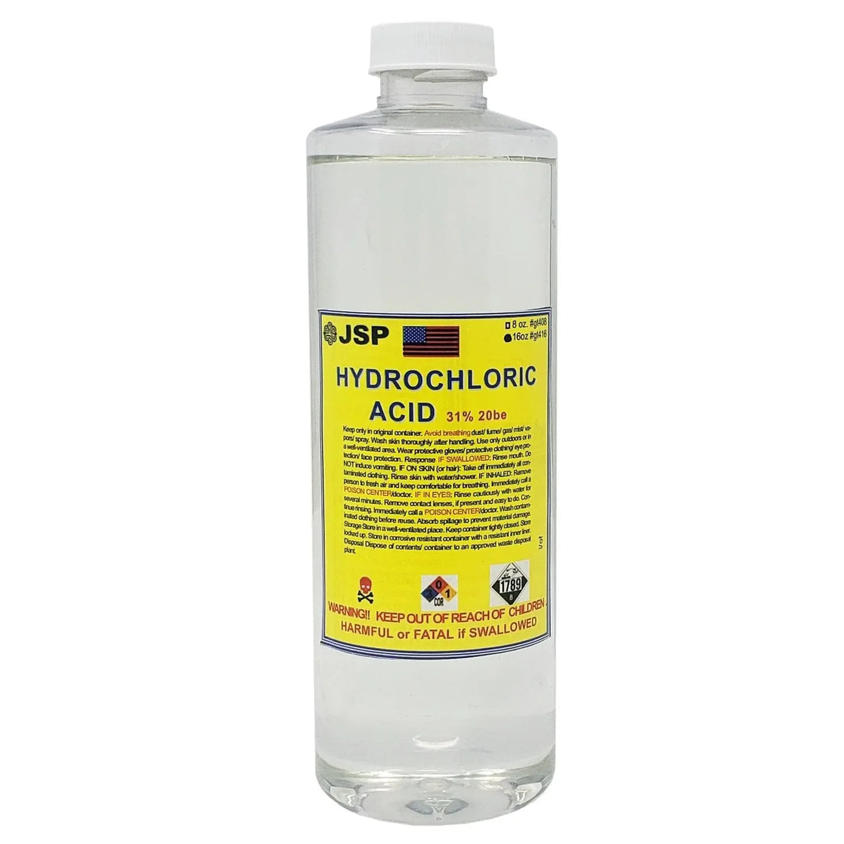 Hydrochloric Acid 31% 32oz
