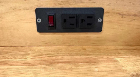 Power Outlets and USB Ports – Add On for Deluxe Solid Wooden Jeweler’s Studio Work Bench