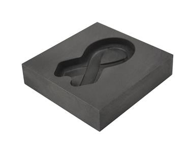 Mediano - Molde de lingote de grafito 3D para cinta conmemorativa