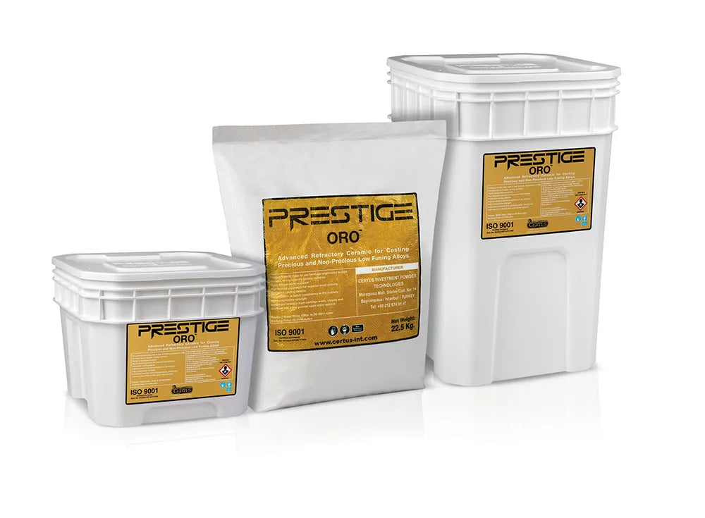 Prestige ORO Premium Jewelry Casting Investment Powder (49lb Bag / 50lb & 100lb Drum)