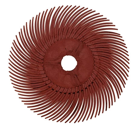 Red 3M Micron Radial Disc - 3", 220 Grit