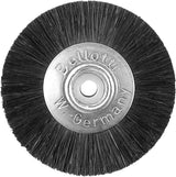 Unmounted Bristle Brush – 2" – Plastic Center – Made in Germany