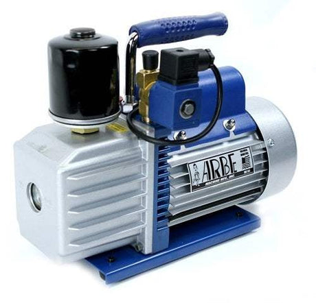 Arbe Vacuum Pump two-stage 3 CFM for jewelry casting with 1/2 HP motor and deep vacuum draw