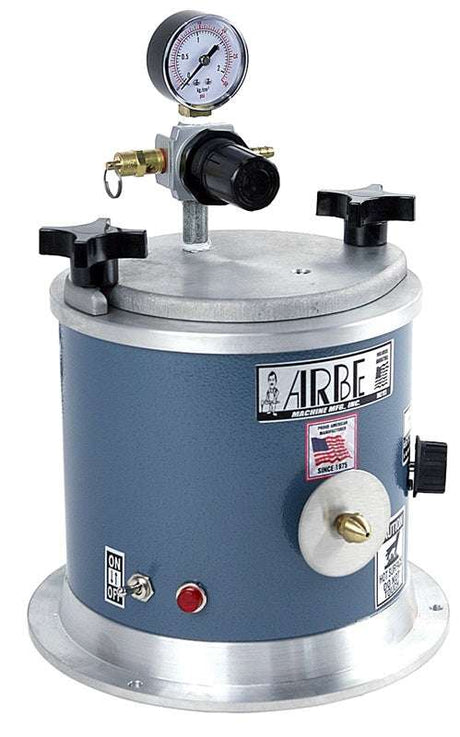Arbe WI-200 Mini 1-1/3 quart air pressure wax injector with gauge and control knobs