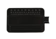 Black 4" x 2-1/2" sorting tray with grooves and round indentations for bead and findings organization