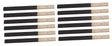 12 pack of 11-inch grit 4 emery sanding sticks with wooden handles for metal finishing