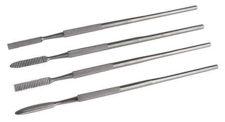 4 Piece Wax Carving File Set by PMC Supplies
