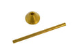 Brass Mandrel Sprue Former tool with angled brass rod and cone for 1/8 inch waxworking sprues