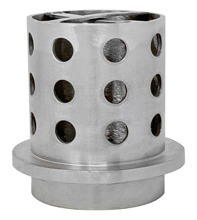 3x4 inch perforated stainless steel flask for casting with durable corrosion-resistant 304-grade metal and precise mold seating