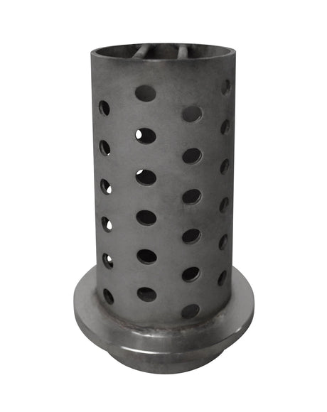 3.5" x 8" Perforated Stainless Steel Flask by PMC Supplies