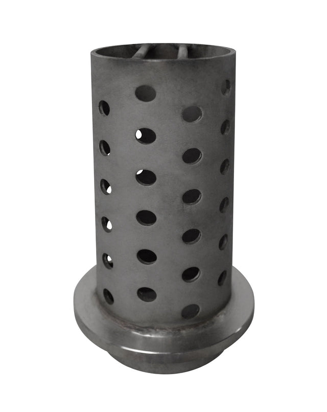 3.5" x 8" Perforated Stainless Steel Flask by PMC Supplies