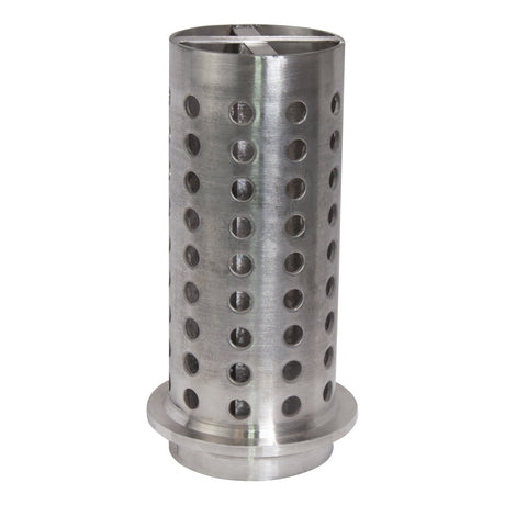 4" x 10" Perforated Stainless Steel Flask by PMC Supplies