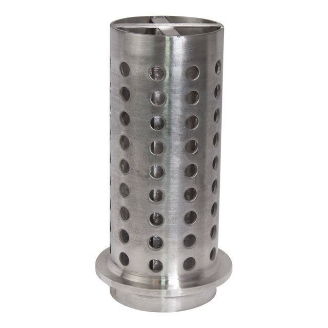 4" x 10" Perforated Stainless Steel Flask by PMC Supplies
