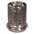 5" x 9" perforated stainless steel casting flask for investment casting with 304-grade corrosion-resistant material
