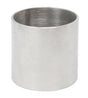 3" x 3" Solid Stainless Steel Flask by PMC Supplies
