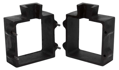XL Sand Casting Flask Tools 4x4x4 inch cast iron with 4 pins for traditional sand casting molds