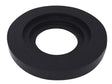 Black extra-strength rubber pitch bowl pad with anti-slip base for 7-1/2" and 8" pitch bowls used in chasing and repouss??.