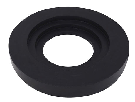 Black extra-strength rubber pitch bowl pad with anti-slip base for 7-1/2" and 8" pitch bowls used in chasing and repouss??.