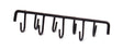 Ultrasonic rack with 8 hooks for secure ring cleaning in ultrasonic solutions