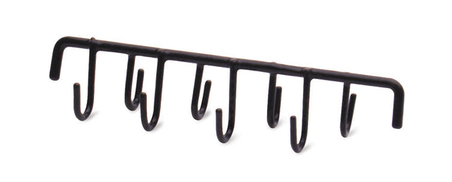 Ultrasonic rack with 8 hooks for secure ring cleaning in ultrasonic solutions