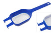 100% Nylon Ultrasonic Basket with blue plastic frame, fine nylon mesh, and 6-inch handle with secure edge tabs for ultrasonic cleaning