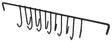 Ultrasonic Cleaning Rack with 12 hooks, 11.75" length for secure, non-marring cleaning of multiple parts in ultrasonic machines