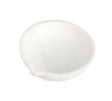 100 gram ceramic alumina crucible dish with pour spout for torch-based metal melting up to 2800F