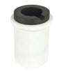 5 Kg graphite ceramic induction crucible with high-density graphite core and protective ceramic shield for high-temperature melting up to 2550?øF