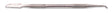 6-1/2 inch stainless steel double-ended wax carver with knurled handles for precise sculpting