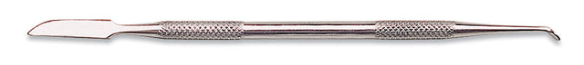 6-1/2 inch stainless steel double-ended wax carver with knurled handles for precise sculpting