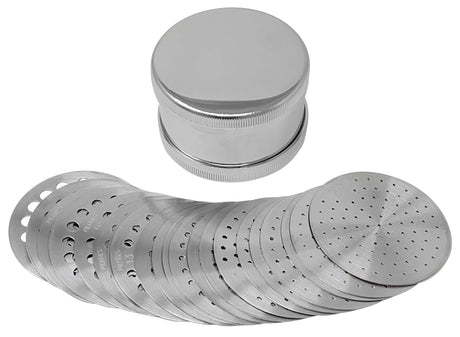 23-Plate Diamond & Gemstone Sieve Set - 1-7/8" by PMC Supplies