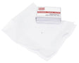 25 pack white universal parcel paper for diamonds with polished surface and three-layer protection for gem storage and shipping