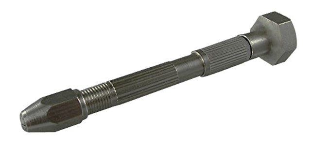 Swivel Head Pin Vise with four collet sizes for precise drilling and tapping tasks